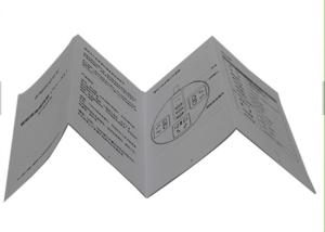 China Pharmaceutical Flyer Package Insert Printing For Bodybuilding Oil Instruction wholesale