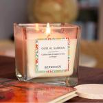 Glass Jar Scented Soy Wax Candle / Non Toxic Scented Candles With Luxury Packing
