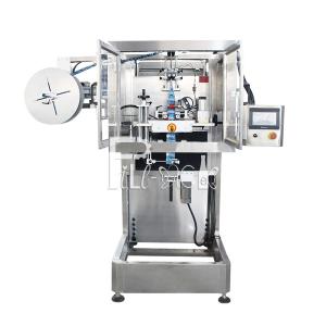 China Panasonic AC Motor Neck Sleeve Round Bottle Labeller wholesale