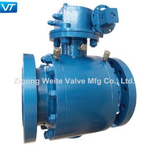 China 6&quot; 300LB Trunnion Mounted Ball Valve Electric ASME B16.34 Ball Valve wholesale