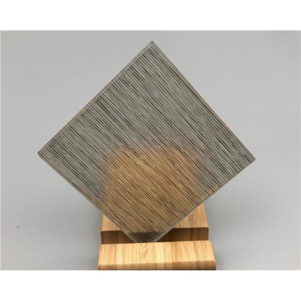 15mm Speciality Glass Laminated Wired Glass For Window Glass With Unique Design