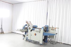 China Gear Driving High Speed A4 Paper Folding Machine 360mm Width wholesale