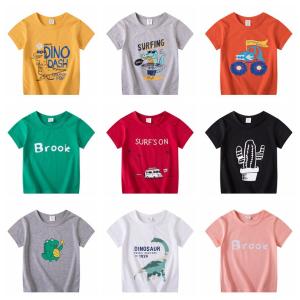 China Summer Children'S Short Sleeve Football Shirts Half Sleeved Top Boys OEM wholesale