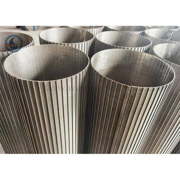 Ss 304 Filter Rotary Screen Drum Johnson Slot Screen Basket From Inside To Outside