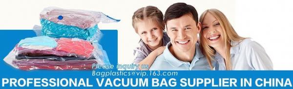 vacuum sealer storage bag Heat seal laminated transparent vacuum plastic food packing bags for sausage, BAGPLASTICS. BAG