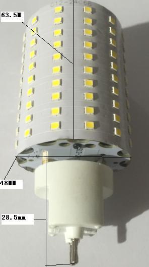 high power G12 led bulb light 30W 25W 20W G12 led corn light 144pcs SMD2835 120LM/W replace 75W 100W Metal halide lamp A