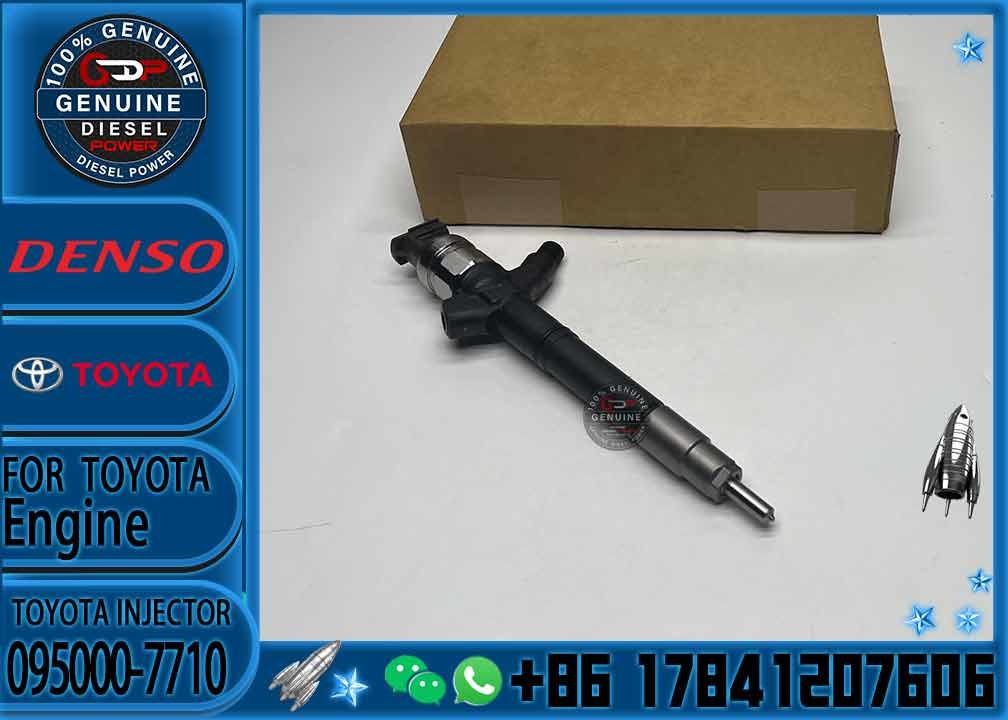 Original and New Common Rail Injector 095000 7710 0950007710 23670-51030 For toyota landcruiser 200 V8 1VD-FTV 4.5L 0950