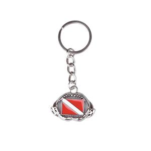 China pewter keychain for diving wholesale