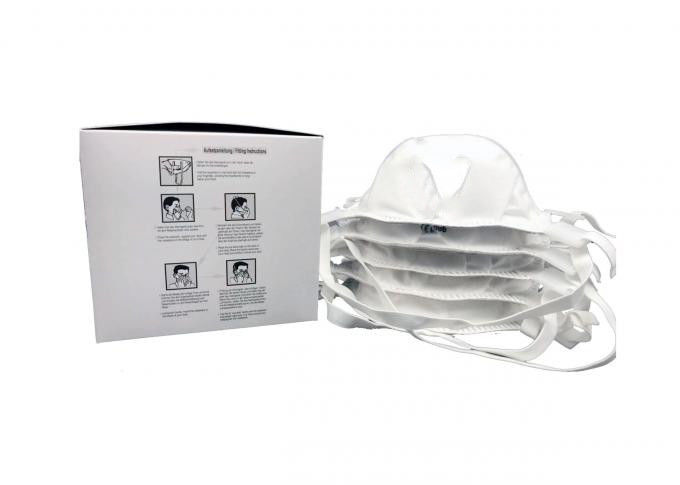 Odorless FFP3 Dust Mask / FFP3 Disposable Mask Lightweight Non - Irritating To Skin
