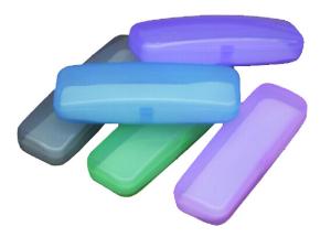 China clamshell plastic eyewear carrying cases for children wholesale