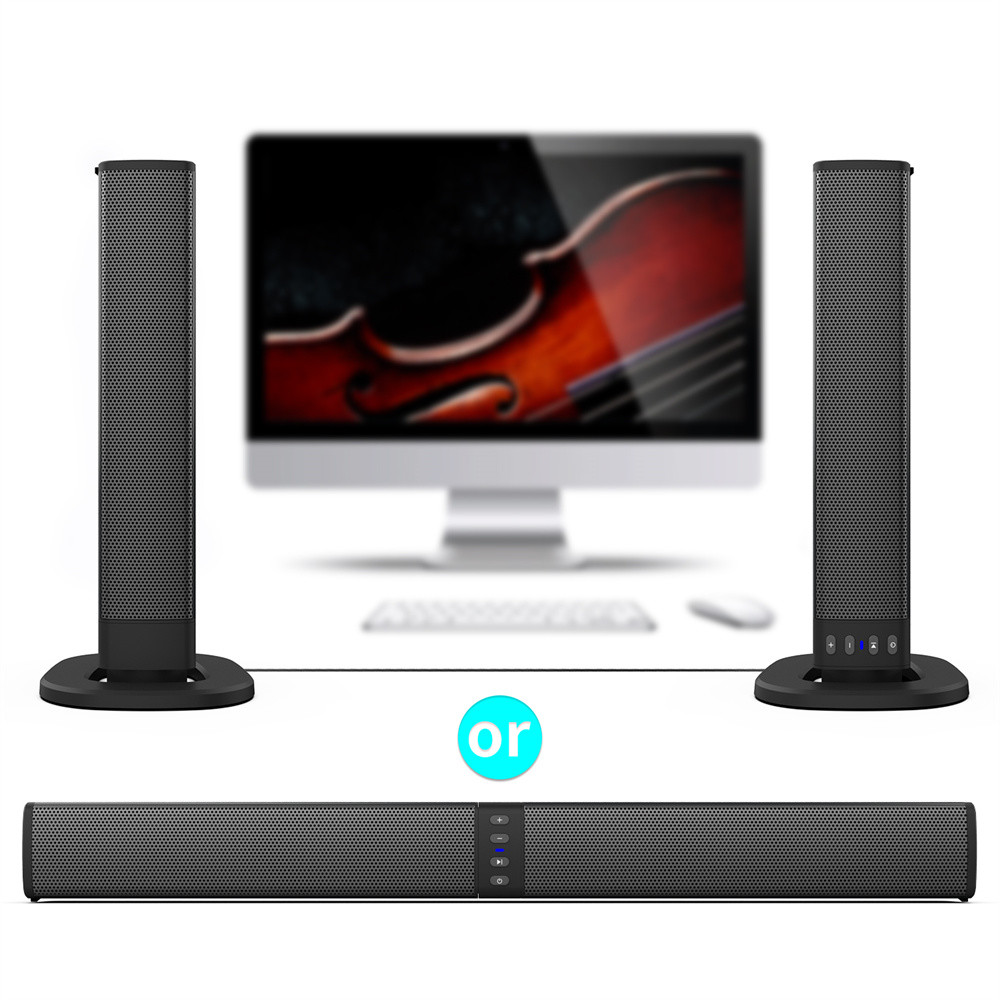 3.5mm Aux Inputs Outdoor Bluetooth Soundbar