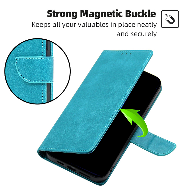 Anti-Scratch Vintage Flip Leather Wallet Case for iPhone 6 7 8 X XS XR 11 12 13 14 15 Pro Max
