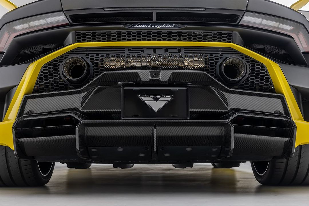 For Lamborghini STO Carbon Fiber Body Kit STO Upgraded Vors Style Front Lip Diffuser Side Skirt Hood Carbon Fiber Body Kit