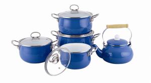 China Enamelled cookware set wholesale