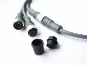 China Waterproof Circular Power Connector Cable Assembly Custom Molded Cable Assemblies 22AWG wholesale