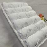 Hemmed Satin Viscose Cotton Hot And Cold Towel For Airline