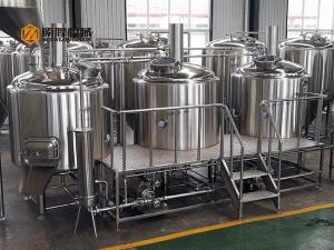 China 1000l Beer Brewing Equipment Stainless Steel Material With Two Bodies wholesale