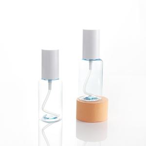 China 9g 80ml PET Plastic Spray Bottle Full Cover Protective Cap wholesale