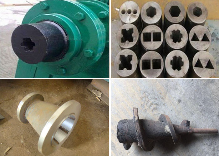 BBQ 3T/H Charcoal Briquette Extruder 60mm Diameter