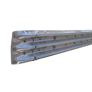 China Corrugated W Beam Highway Guardrail 345 Yield Strength Steel ASTM A123 Zinc Coated wholesale