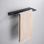 Wall - Mounted Single Bathroom Towel Rack Hanger Kitchen Towel Rail