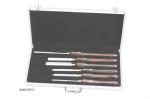 Round Punch Wood Lathe Tool Sets SGS Spinning Wood Carving For Woodworking