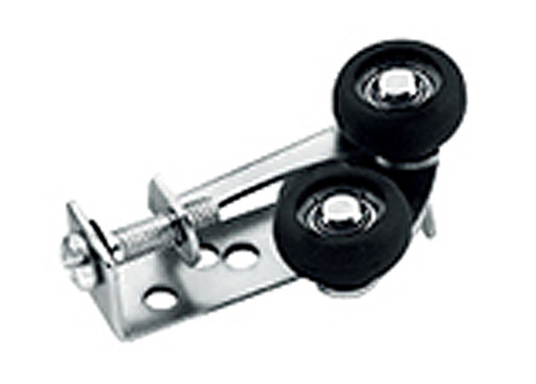 Heavy Dual Load Aluminum Window Rollers , Durable Sliding Glass Door Rollers