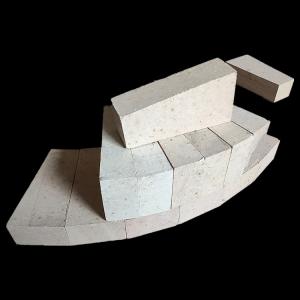 China Calcined Bauxite High Alumina Sk40 Fireproof Brick for Curved Refractory Oven Supply wholesale
