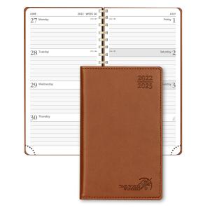 China FSC Pocket Size Monthly Planner From JUL 2023 To JUN 2023 Black wholesale