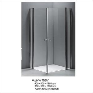 China Square Pivot Door Shower Enclosures Modern Shower Screen 800*800 900*900 wholesale