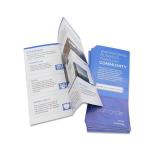 A4 A5 A6 Digital Marketing Flyer , SGS 157g Company Product Brochure