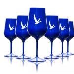 Blue White Grey Goose Acrylic Glasses Party Vodka Cocktail Plastic Glasses
