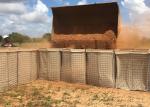 Military Army Wall Zinc - Aluminum Coated Type Hesco Barrier Bastion Defensive
