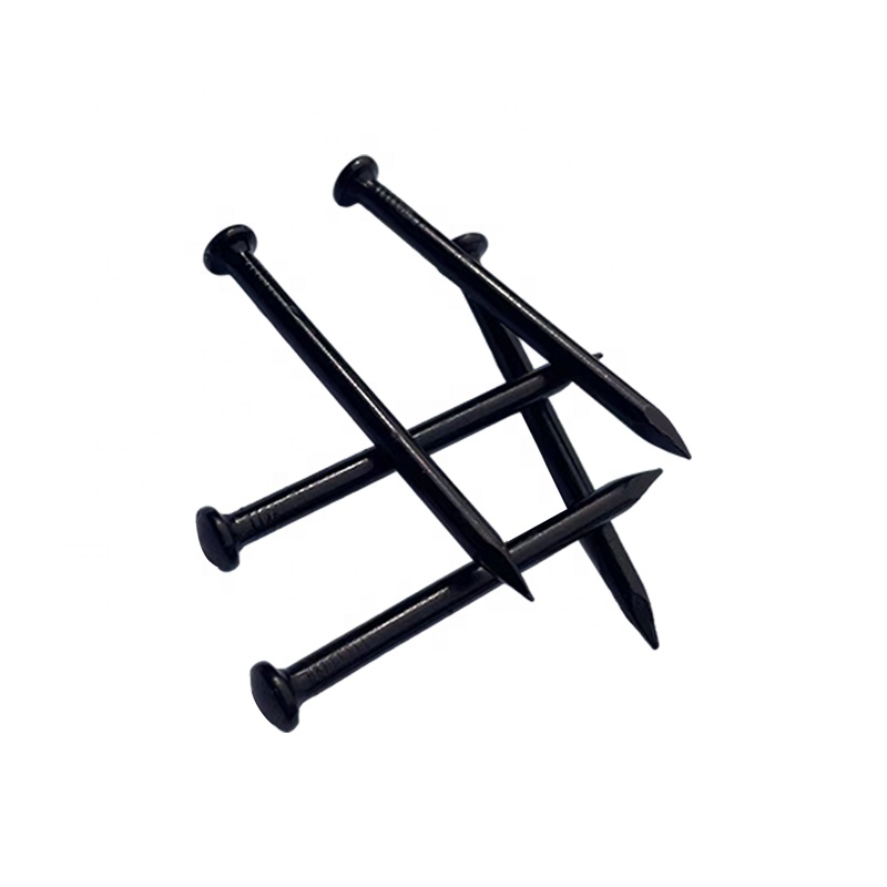 Concrete Hardened Black Steel Nails Heavy Duty Masonry Nails customized