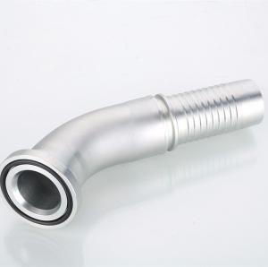China SAE Standard 87341 Forged and Galvanized Hydraulic Flange Fitting 45 Degree 3000 Psi wholesale