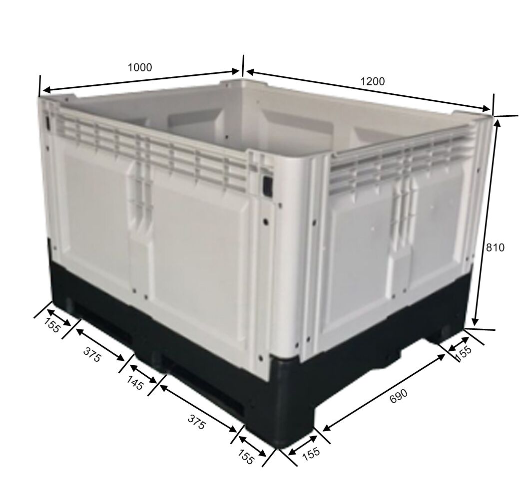 2019 New Plastic collapsible Bulk Containers for food