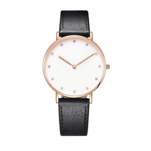 China Quartz 316L Stainless Steel Minimalist Watch Rose Gold Plating wholesale