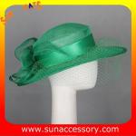 Elegant fancy Church sinamay hats for ladies ,Sinamay wide brim church hat