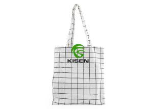China Multi Purpose Large Plastic Tote Bag , Long Handles Foldable Polyester Shopping Bag wholesale