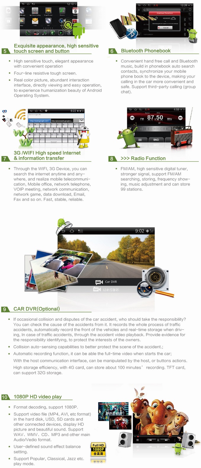 Ouchuangbo auto radio 3G wifi TV DVD navi multimedia for Toyota Corolla 2007-2011 s150 android 4.0 system OCB-063