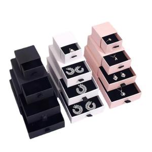 China Colorful Matte Jewelry Packaging Boxes Gift Jewelry Storage Box Travel Jewelry Box wholesale