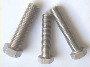 China Din 933 Stainless Fully Threaded Hex Bolts M3 - M42 Size Excellent Corrosion Resistant wholesale