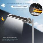 8 Meters LED Smart Solar Street Garden Light Outdoor Ip65 Self Clean Auto