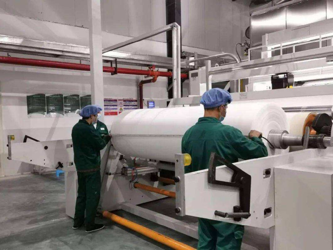 Spinning Non Woven Fabric Making Line Nonwoven Fabric Making Winding Textile Machine Fabric Machine