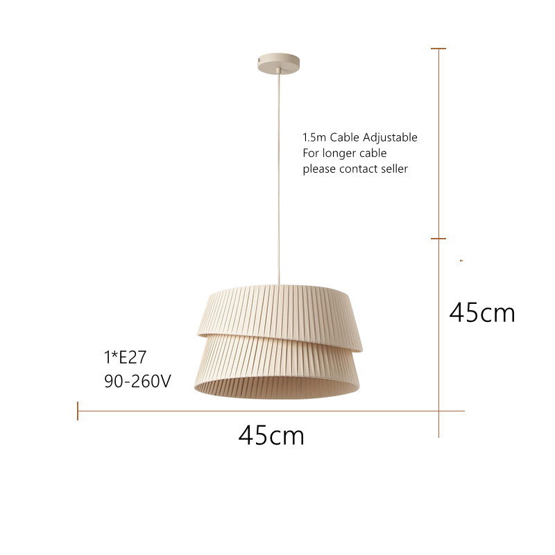 French cream style chandelier warm and romantic living room unique pendant lights(WH-AP-576)