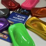 Spray Operation High Durability Metallic Powder Coating Epoxy Polyester Resin