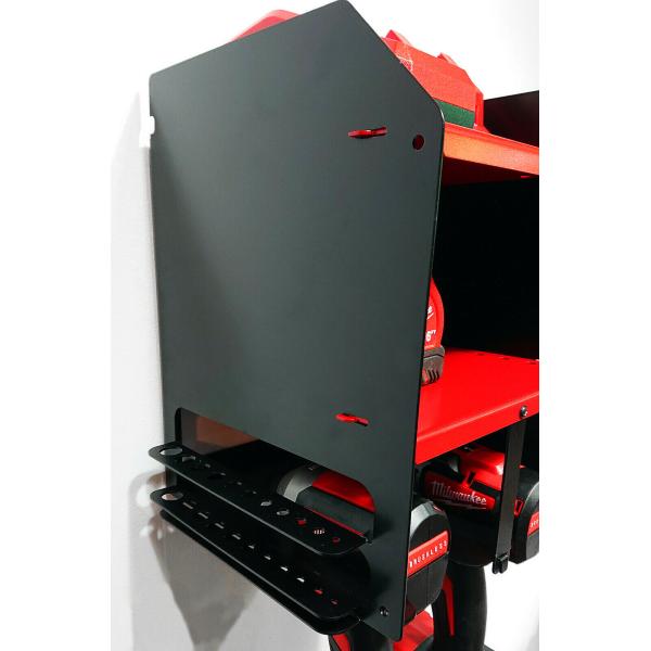 Heavy Duty Stainless Steel Compact Tools Box Organizer Garage Storage System Rack Drill Charging Station Holder