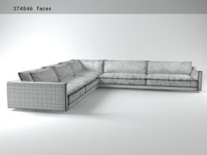 China L Shaped Simple Large And Small Size Italian Sofa / Living Room Fabric Sofa wholesale