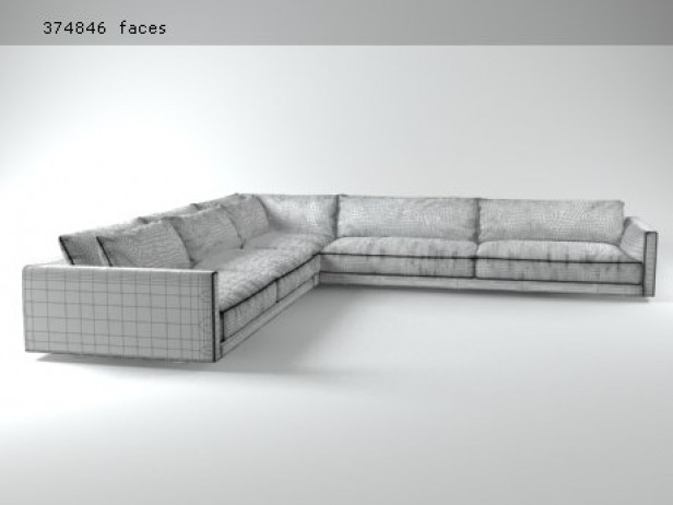 Advanced customized L Shaped simple large and small size Italian sofa