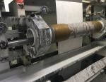 PVC Vinyl Wallpaper Rotary Screen Gravure Printing Machine Line 1060MM 530MM